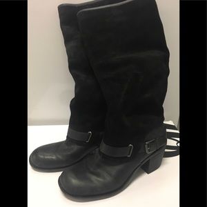 Nine West Black Dorada Boots (like new)